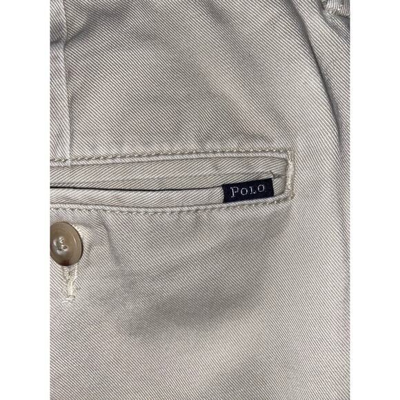 Polo By Ralph Lauren RN#41381 khaki beige chino pants 100% cotton mens 40/32 - Picture 3 of 11